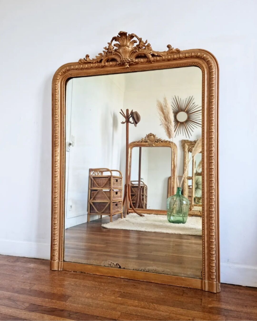 Old mirror Louis Philippe