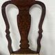 Set of eight Dutch marquetry chairs from the 19th century.