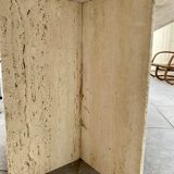 Travertine dining table