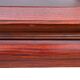 table in natural varnished quince wood