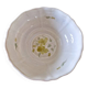 Henriot in Quimper - Glazed terracotta salad bowl with green flower decoration