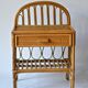 Rattan bedside