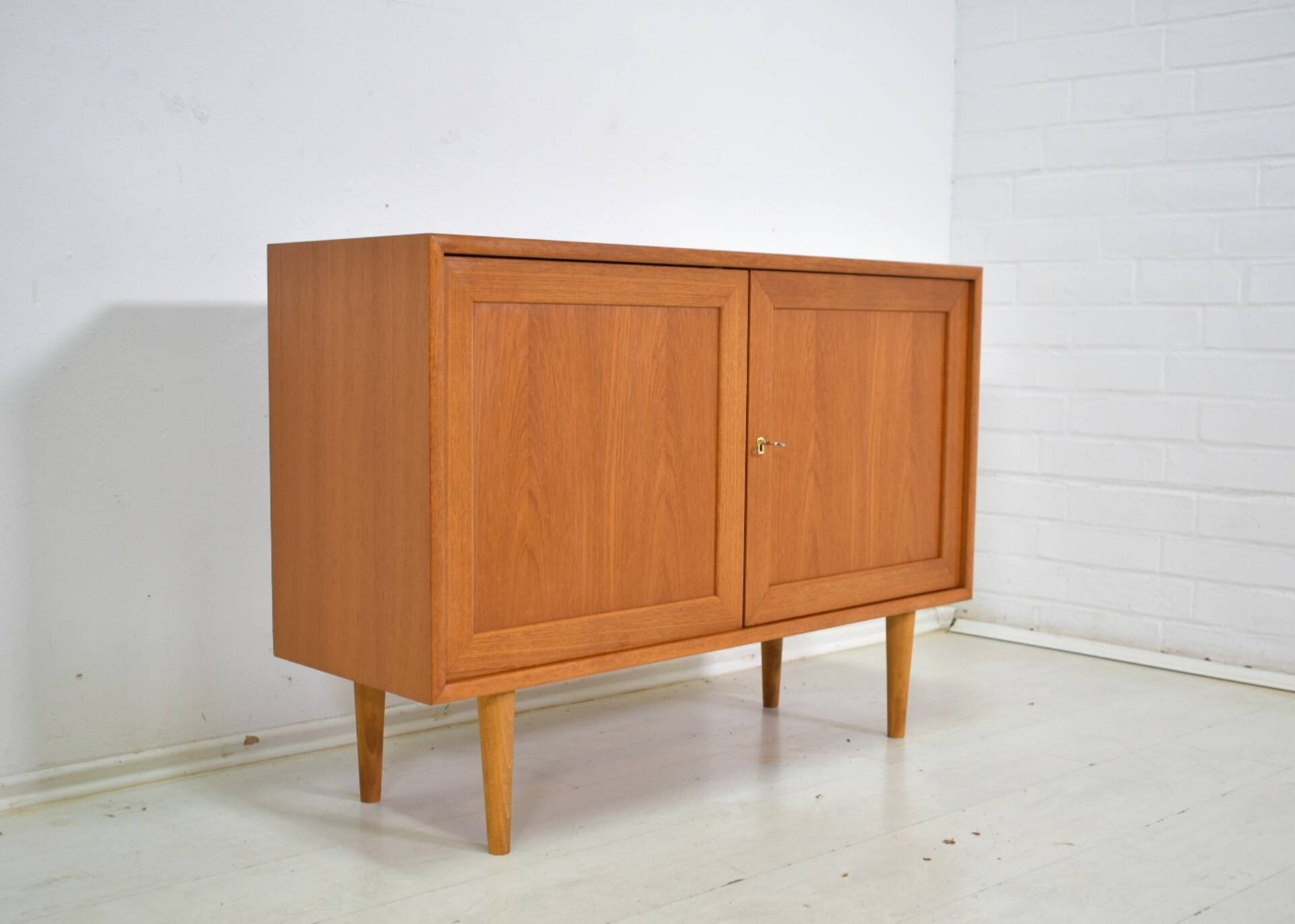 Cabinet by WK Möbel 1960s teak sideboard Scandinavian