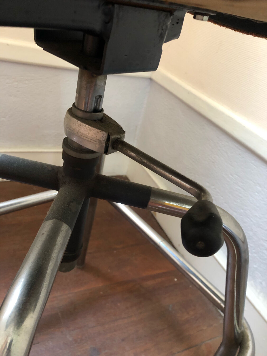 Vintage industrial architect desk chair