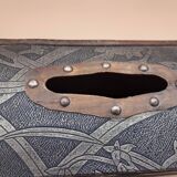 Wooden tissue box