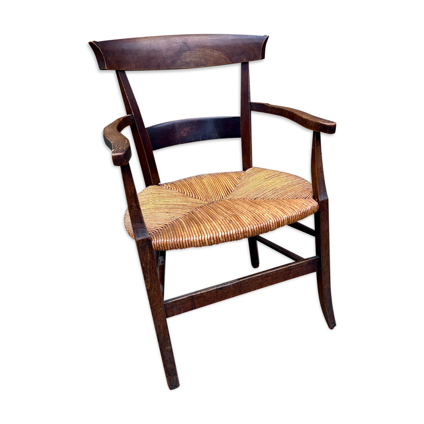 Rustic mulched armchair in oak 1940