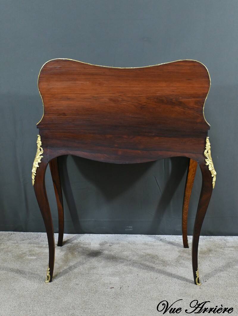Rosewood Lady's Desk, Louis XV Style – Part 2 of the 19th Century