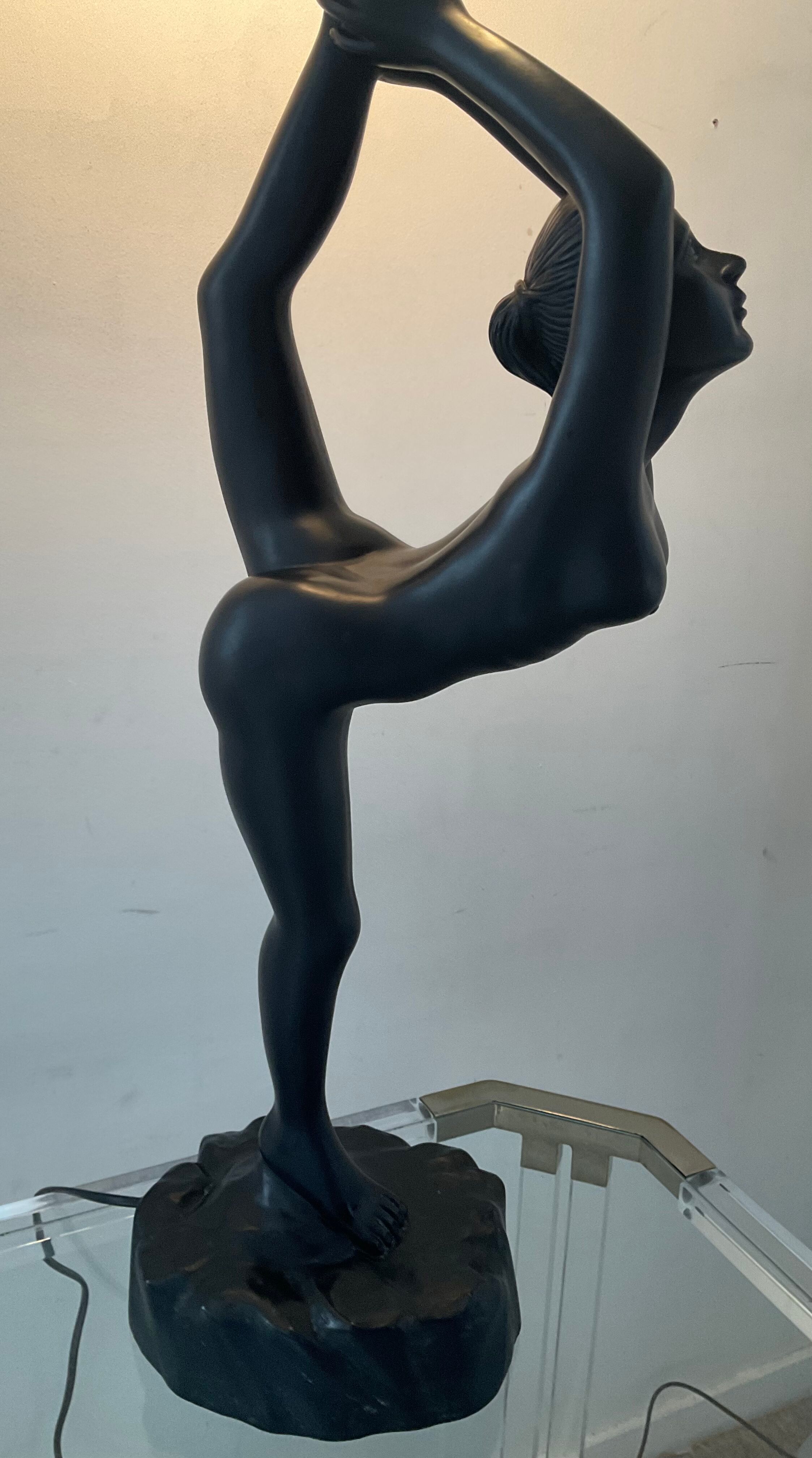 Vintage lamp Dancer of the 70s-80s Art Deco style
