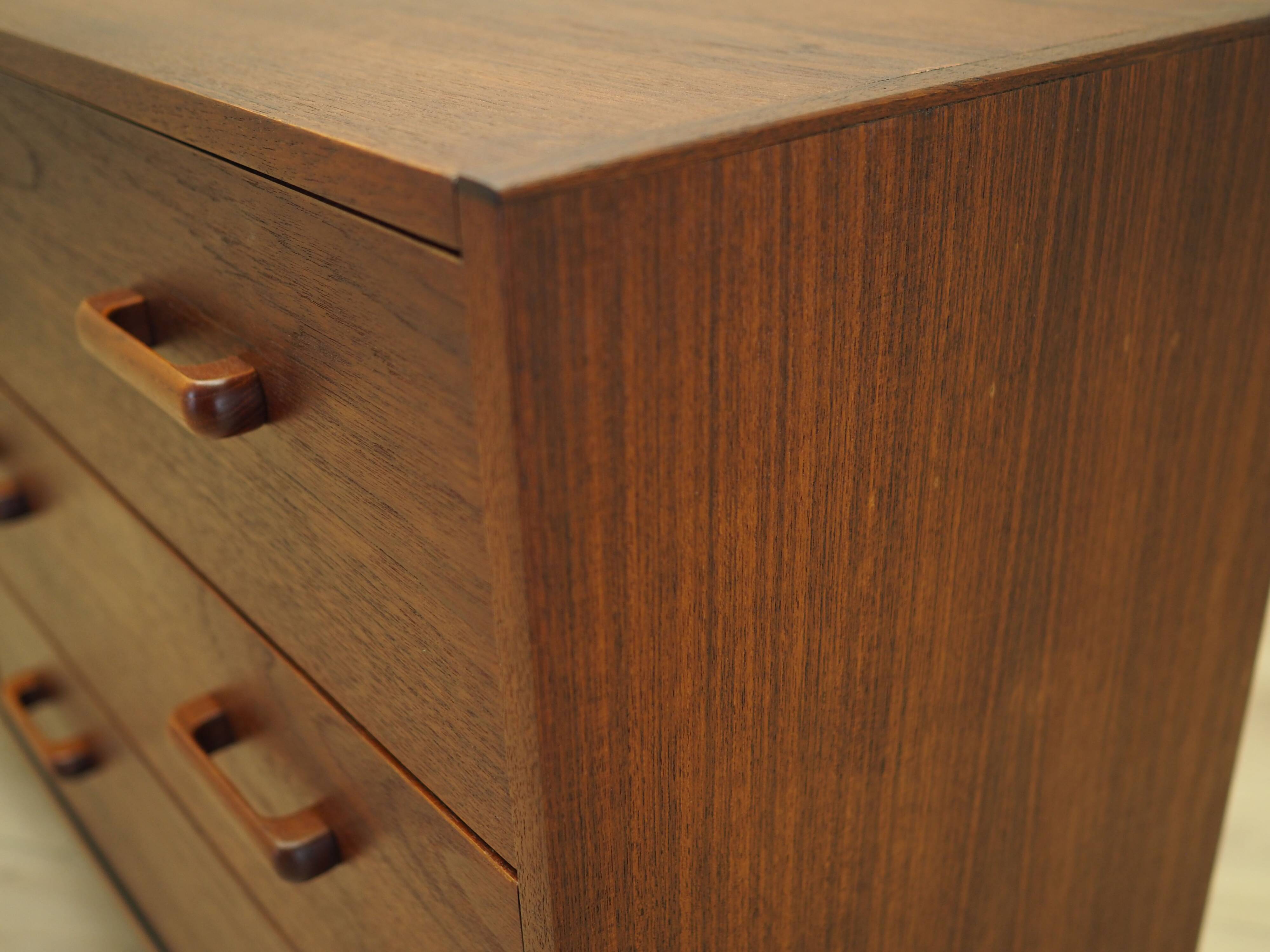 Danish teak chest of drawers, 1970s