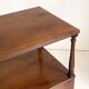 Table d'appoint desserte en acajou et placage d'acajou XIXème siècle