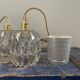 Set of two electrified portable lamps
