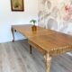 Large extendable dining table - Claw feet - Seats 12