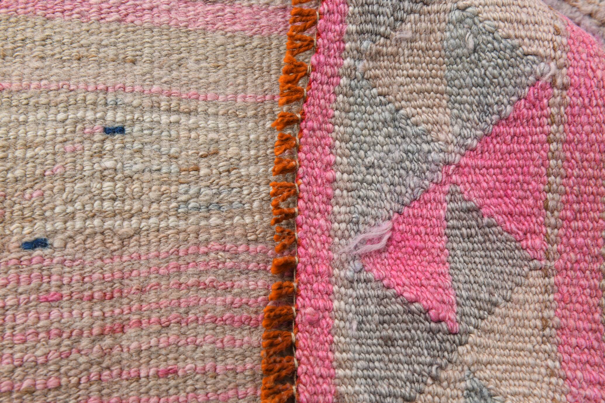 Soft Pink Vintage Runner Rug, 91x304Cm