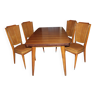 Table et 4 chaises années 50