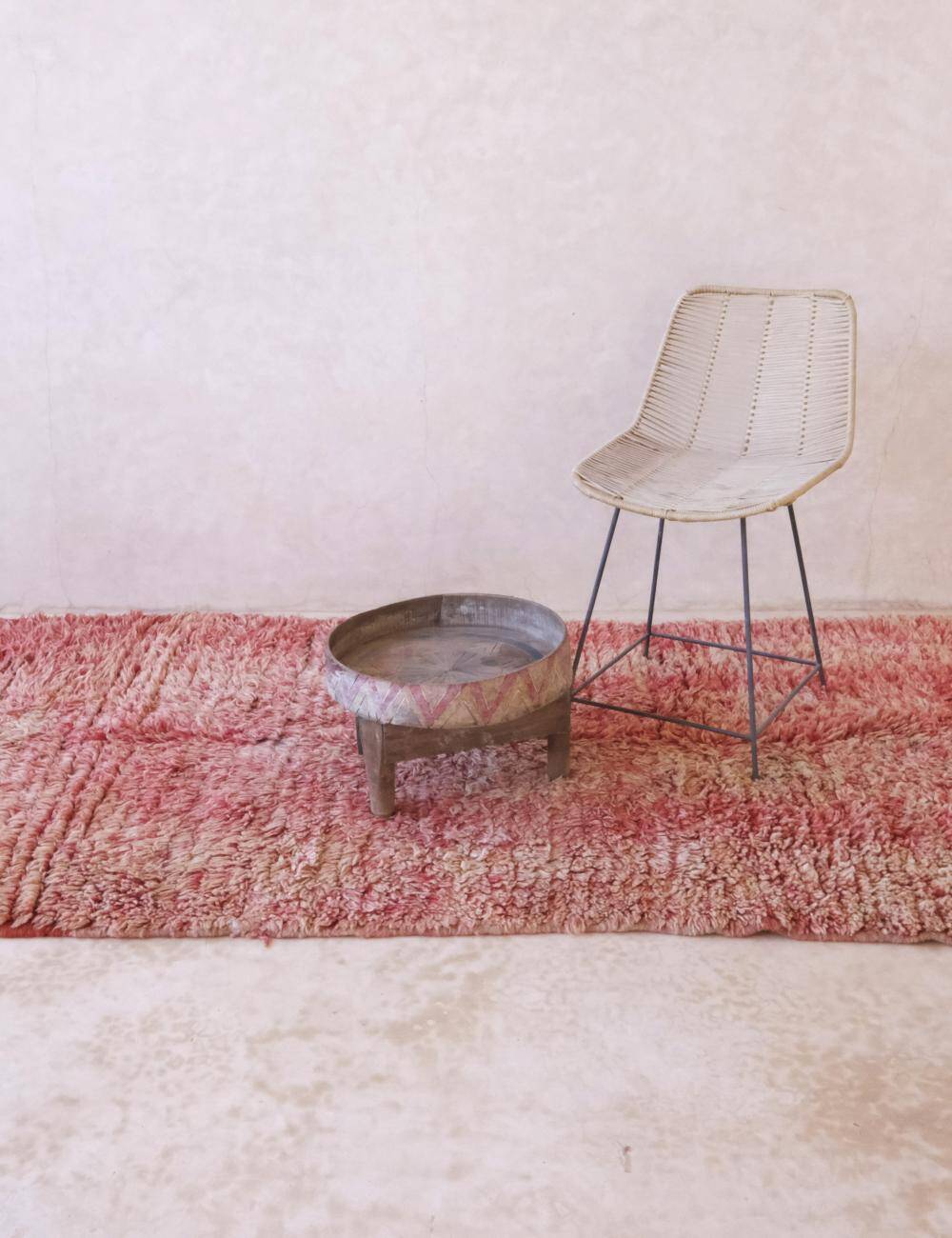 Tapis Rose Vintage - 257 x 126 cm