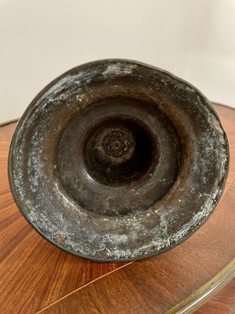 Candle holder in bronze late eighteenth century