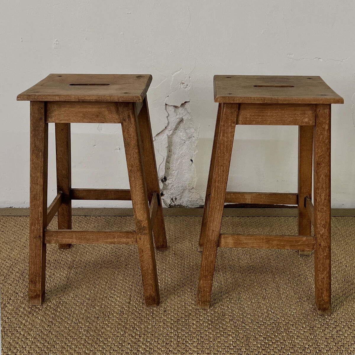 PAIRS OF STOOLS