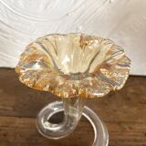 Murano blown glass trumpet vase, 1960s-70s