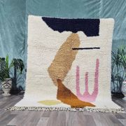 Handmade Berber rug in pure wool 2.5x1.5 m