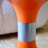 Orange Space Age stool in the Robur Sgabello Americano style