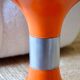 Tabouret Space Age orange dans le style Robur Sgabello Americano