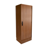 Parisian wardrobe in natural blond mahogany from the 1960s