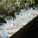 8 glasses of organic whisky