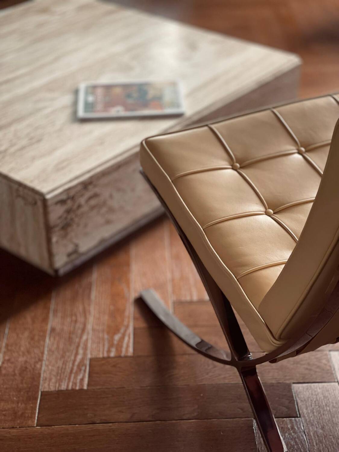 Fauteuil Barcelona Knoll vintage