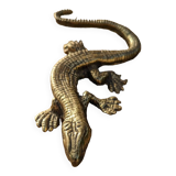 Gilt bronze lizard