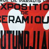 Homemade exhibition poster Edition Kaza 53, Léon Tutundjian Gio Colucci