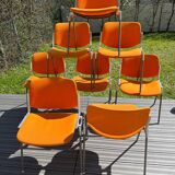 Dsc 106 fabric chair design Giancarlo Piretti, 1965