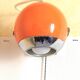 Eye ball wall lamp Space Age orange 60s