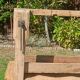 Old workshop bench in solid oak