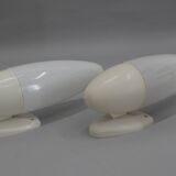 Set of Two Space Age Wall Lamps, Czechoslovakia, 1960s
