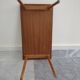 Table d'appoint vintage en bois et céramique