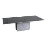 Table basse en marbre gris
