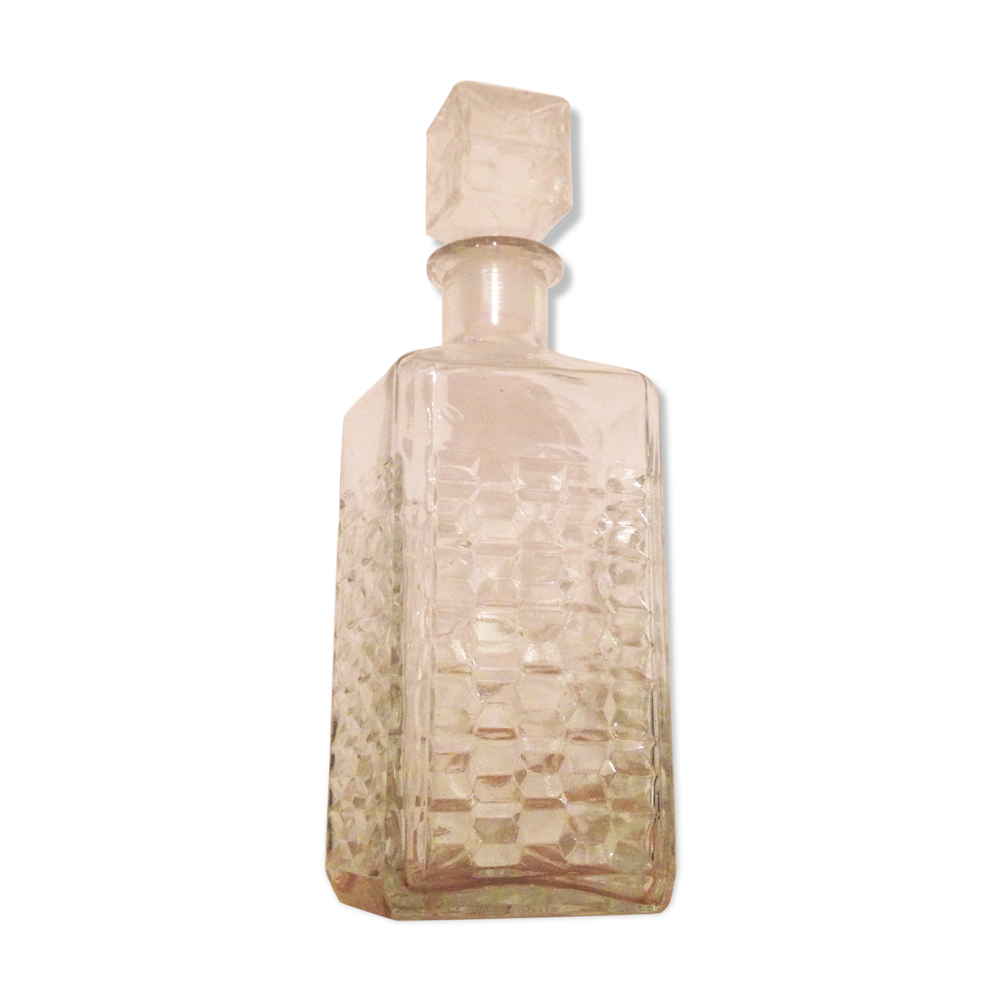 Carafe à whisky vintage en verre