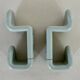 Pair of coat hooks by Ambrogio Rossari for Gedy Italy 1970s