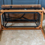 Scandinavian coffee table Smorrebrod with extendable system