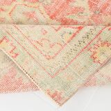 5x8 Cream & Red Turkish Vintage Rug 153x256Cm SK 20384