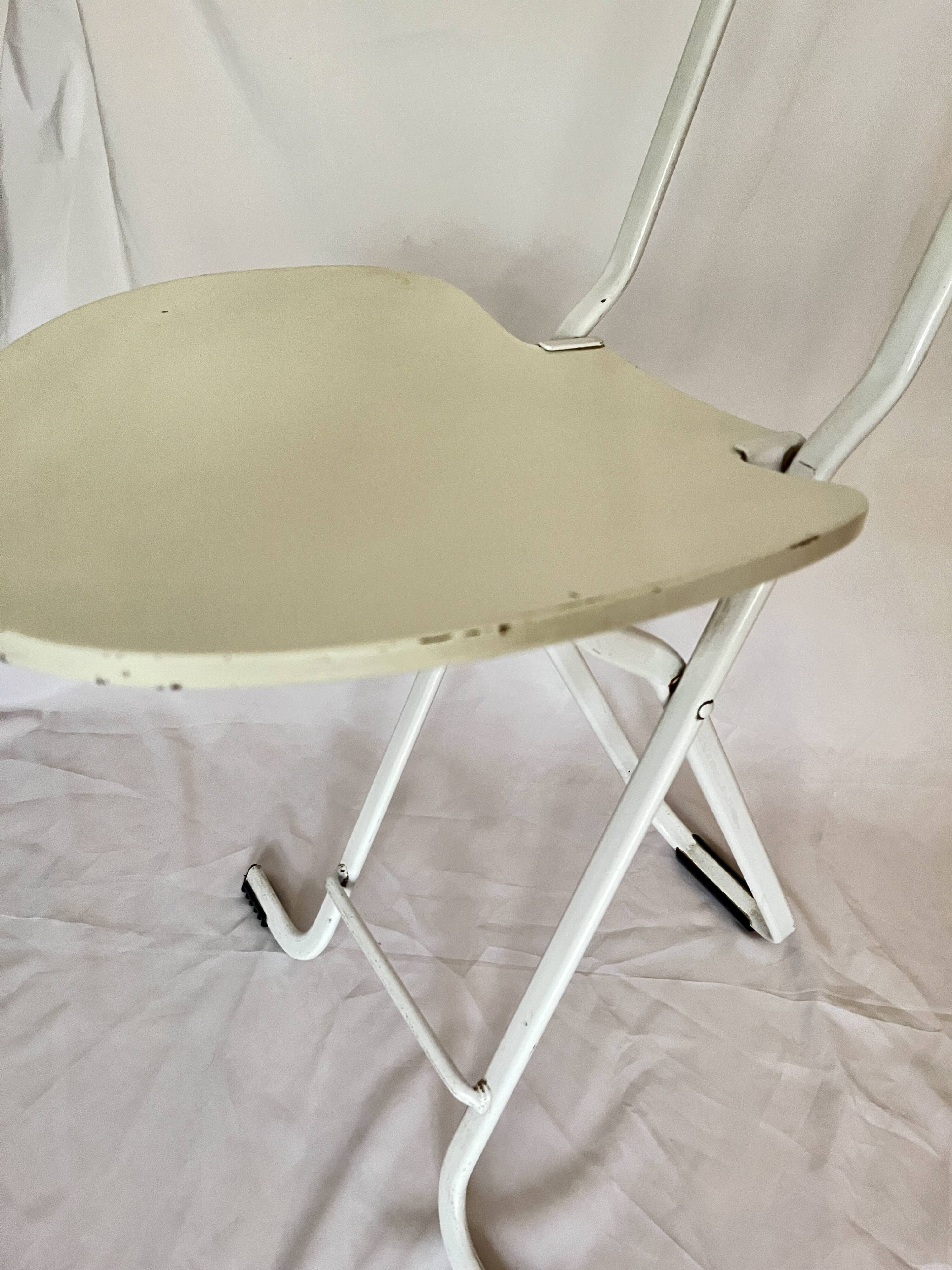 Vintage DAFNE Folding Chair by Gastone Rinaldi for Thema, 1970s Italian Des