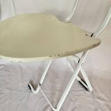 Vintage DAFNE Folding Chair by Gastone Rinaldi for Thema, 1970s Italian Des