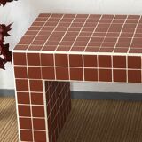 Ceramic tile bench