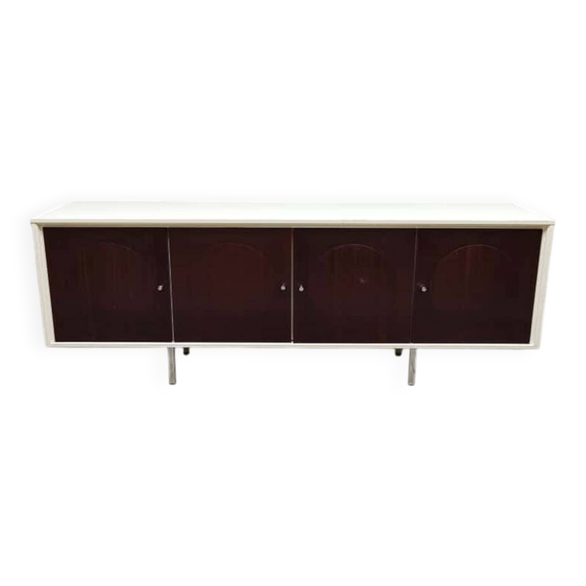 Vintage Italian sideboard credenza 'Duo-tone'