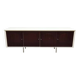Vintage Italian sideboard credenza 'Duo-tone'