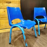 Set of 3 Kindergarten chair stamped RB