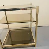 Hollywood Regency coffee table / end table dlg Guy Lefèvre circa 1970