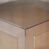 Pair of plexiglass side tables