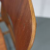 1960s Ib Kofod Larsen Set of 4 dining Chairs in Teak Finish, Denmark