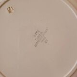 Shallow round plate Digoin Sarreguemines model 9481 (9181)